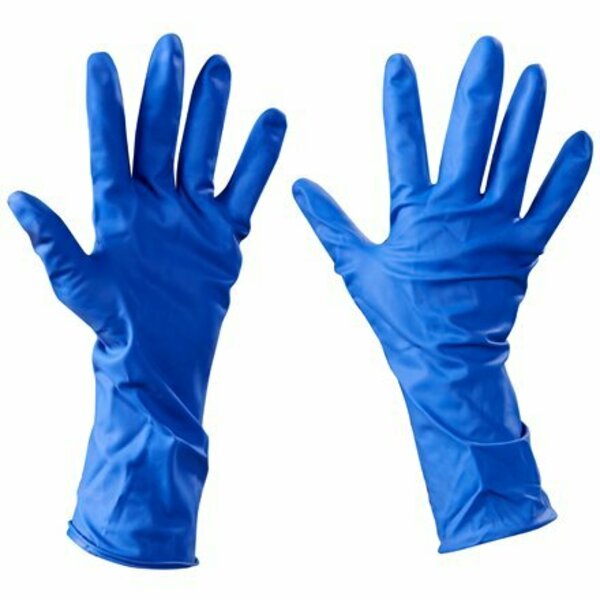 Bsc Preferred Latex Disposable Gloves, Latex, M, 50 PK, Cobalt Blue S-17904M